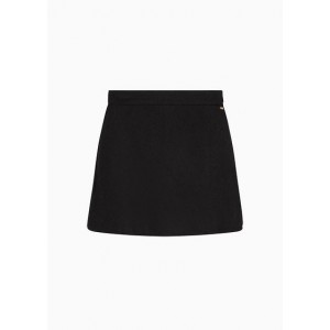 Shorts in satin jacquard fabric
