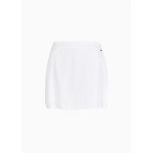 Shorts in satin jacquard fabric