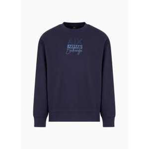 ASV organic cotton crewneck sweatshirt with front print