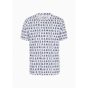 Regular fit T-shirt in cotton jersey with allover logo print