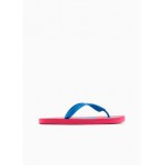 Rubber flip flops with logo writing