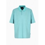 Loose fit polo shirt in ASV organic cotton