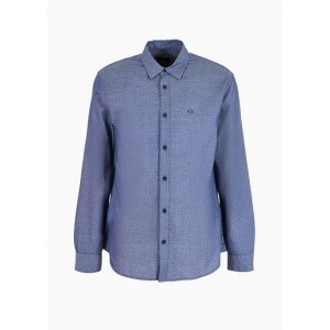 Regular fit shirt in pure cotton