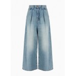 J33 super wide leg jeans in rigid cotton denim