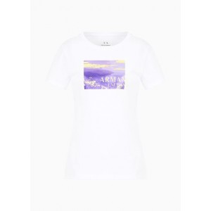 Regular fit T-shirt with ASV organic cotton print