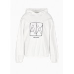 Hooded sweatshirt with ASV French terry logo print