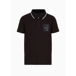 Regular fit polo shirt in ASV organic cotton