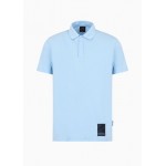 Regular fit polo shirt with contrasting ASV patch