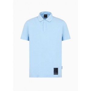 Regular fit polo shirt with contrasting ASV patch