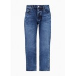 J82 loose tapered fit jeans in non-stretch washed denim