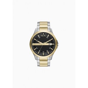 Three-Hand Date Two-Tone Stainless Steel Watch
