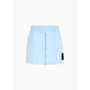 Shorts in ASV organic French terry cotton with zip