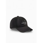 Hat with visor in technical fabric with logo