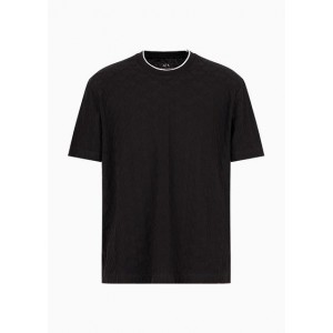 Regular fit T-shirt with ASV contrasting crew neck