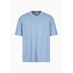 Regular fit ASV ribbed cotton T-shirt