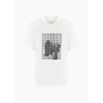 Regular fit heavy cotton T-shirt with ASV photographic print