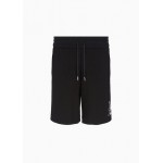 Bermuda shorts in ASV cotton French terry with logo