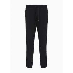 ASV cotton interlock jogger trousers with logo band