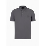 Regular fit short-sleeved polo shirt with ASV cotton logo