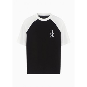 Jersey T-shirt with contrasting sleeves ASV