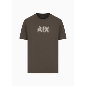 Regular fit T-shirt with urban military logo in ASV cotton
