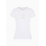 Slim fit T-shirt in stretch cotton jersey