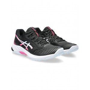 Womens Netburner Ballistic FF 3 Volleyball Shoe Black/Hot Pink
