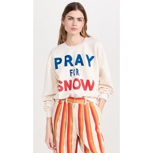 Pray For Snow Crew Sweatshirt