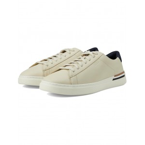 Clint Smooth Leather Low Top Sneakers Navajo Cream