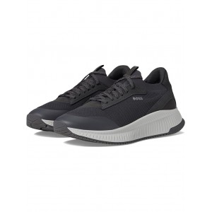 Modern Knit Structure Running Sneakers Dark Charcoal
