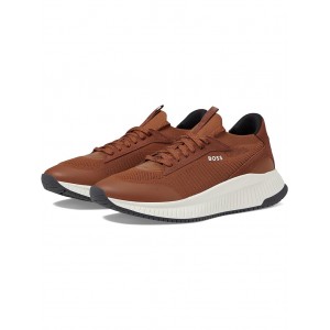 Modern Knit Structure Running Sneakers Copper Rust