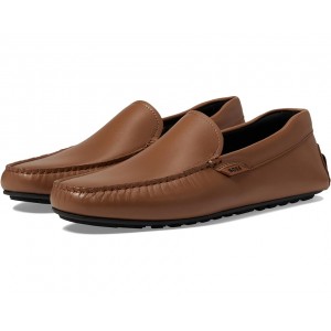 Mens BOSS Noel Smooth Leather Moccasins