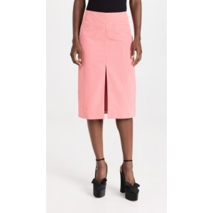 Front-Slit Pencil Skirt