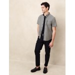 Frosted Coated Chambray Shirt