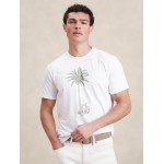 Single Palm Tree Graphic T-Shirt