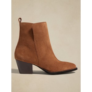 Suede Ankle Bootie