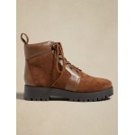 Leather Mixed Media Hiker Boot