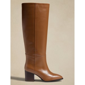 Leather Tall Shaft Boot
