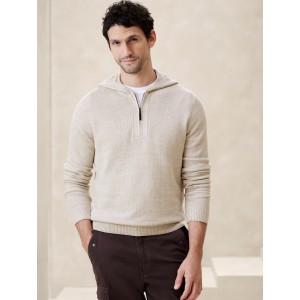 Textured Hoodie Sweater