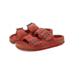 Arizona Shearling - Suede Sienna Red/Sienna Red