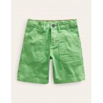 Canvas Carpenter Shorts - School Green