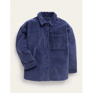 Relaxed Cord Shirt - College Navy