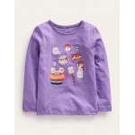 Logo Slub Long Sleeve T-shirt - Purple Marshmallows