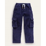 Cord Cargo Pants - French Navy