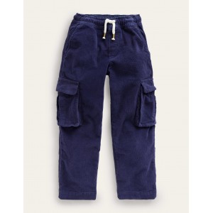 Cord Cargo Pants - French Navy