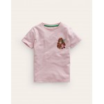 Superstitch Logo T-Shirt - French Pink Orangutan