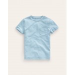 Washed Slub T-shirt - Vintage Blue