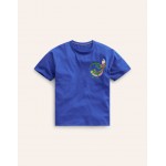 Chest Logo T-shirt - Bluing Gecko