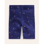 Biker Shorts - Starboard Blue Confetti Spot