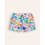 Printed Towelling Shorts - Multi Holiday Stencil
